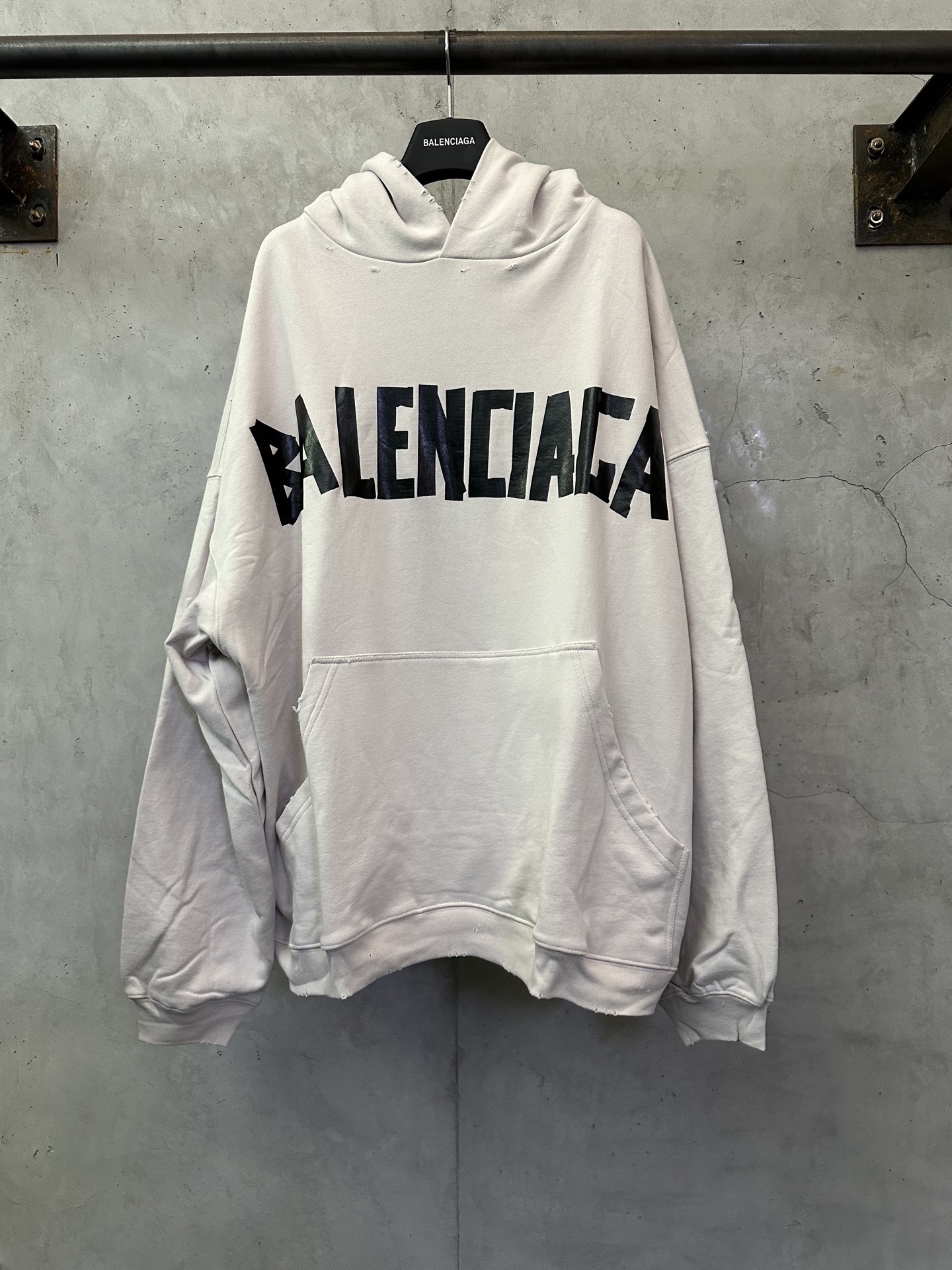 Balenciaga 발렌시아가 테이프 프린트 후드티 의류
