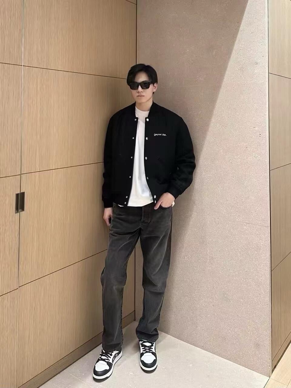 Dior CD 디올 Christian 자수 베이스볼 재킷 자켓 의류