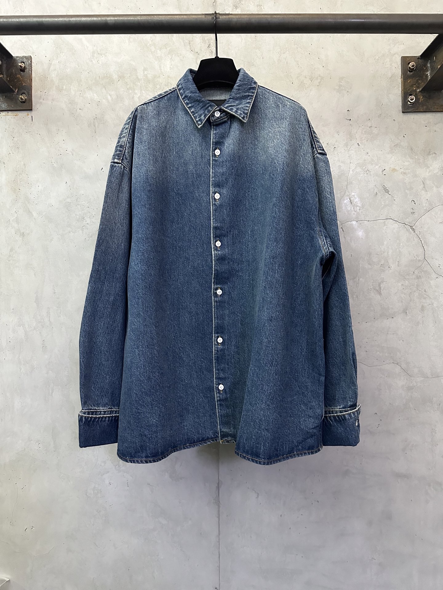 PRADA 프라다 루즈핏 데님 셔츠형 자켓 재킷 의류