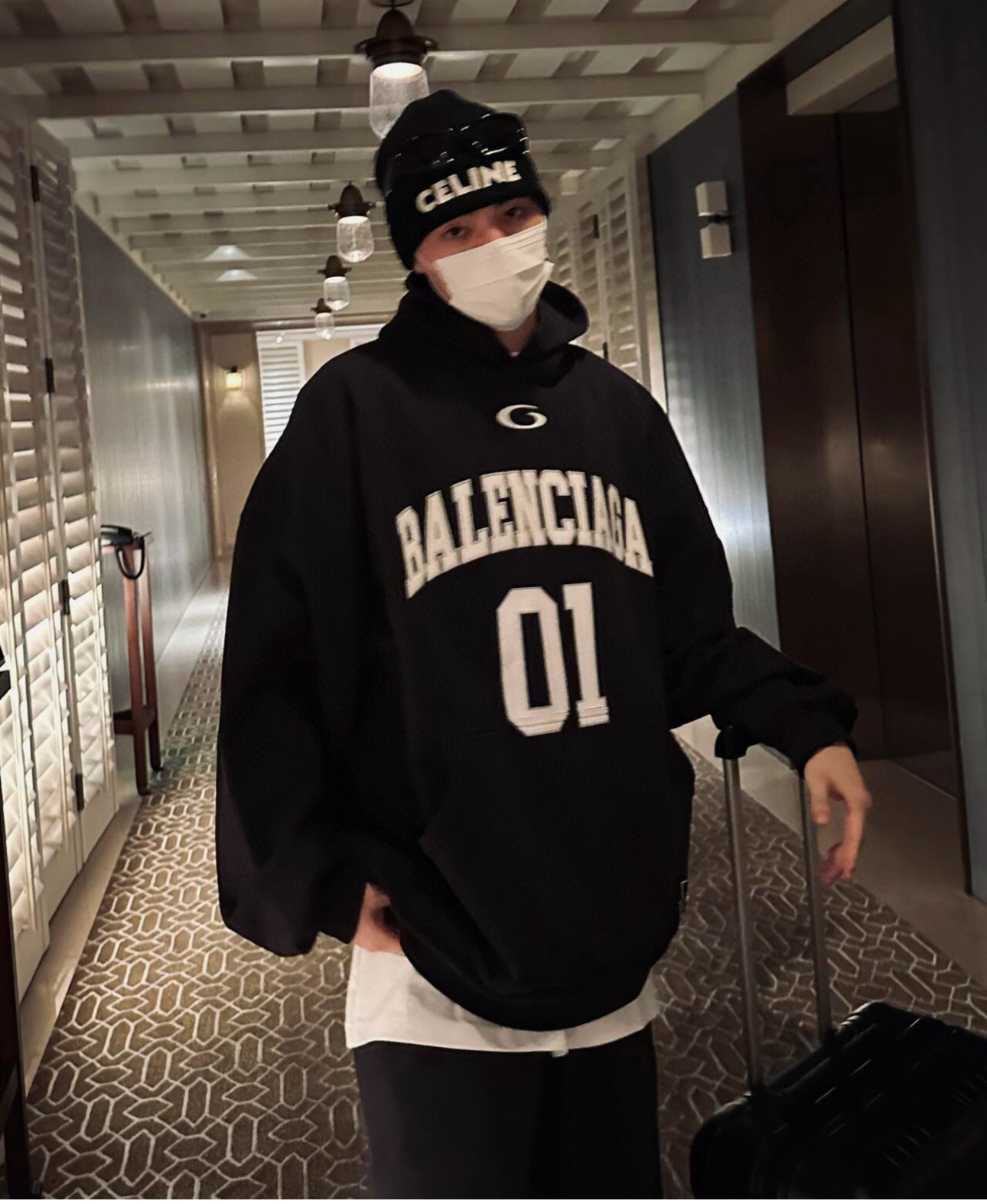 Balenciaga 발렌시아가 농구 01 유니폼 스타일 자수/프린트 후드티 의류