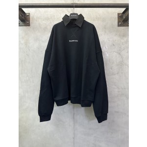 Balenciaga 발렌시아가 셔츠카라 배색 레이어드 티셔츠 의류