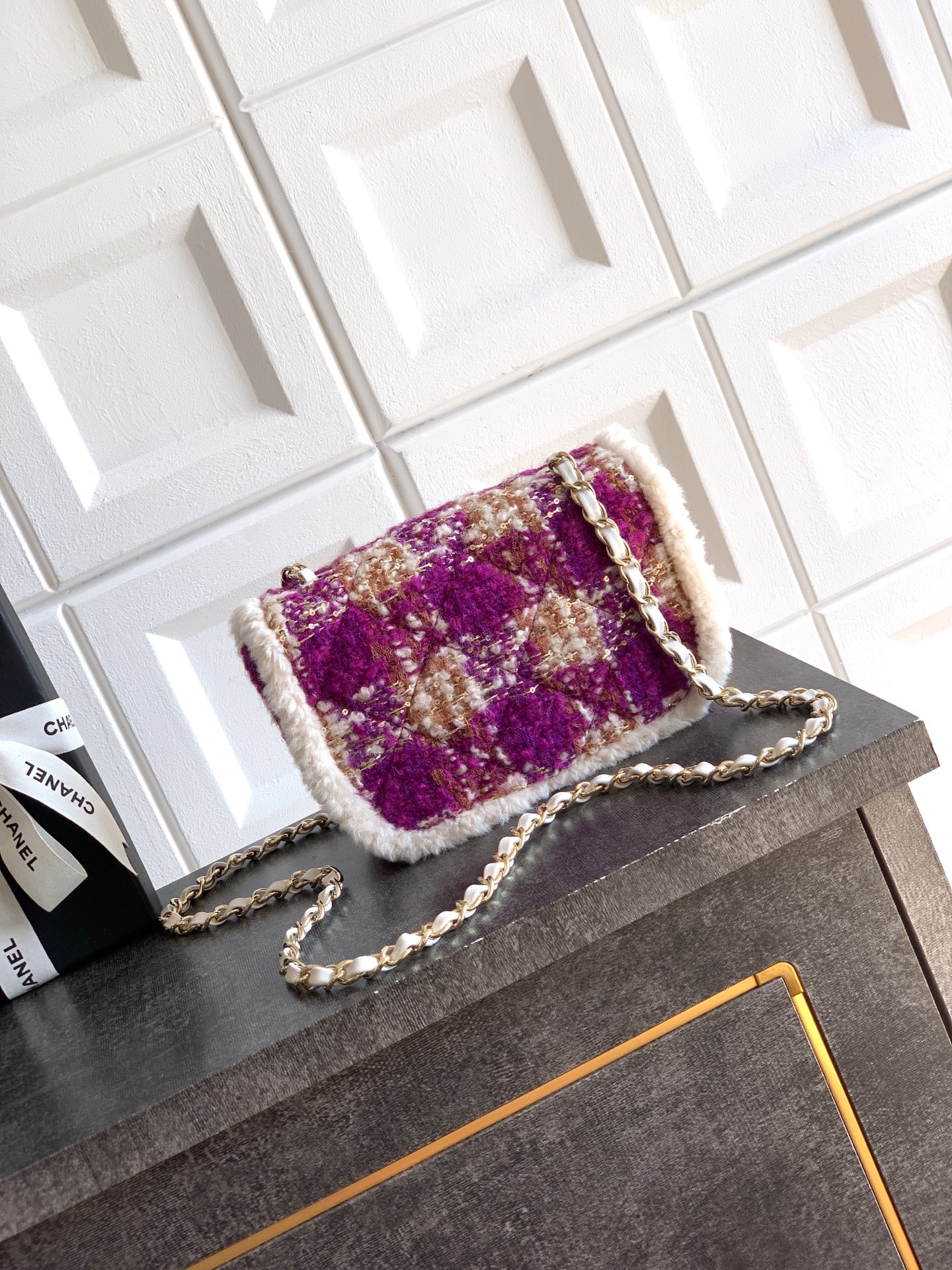 Chanel CF Mini 20cm – 샤넬 핑크 & 퍼플 숄더백 가방