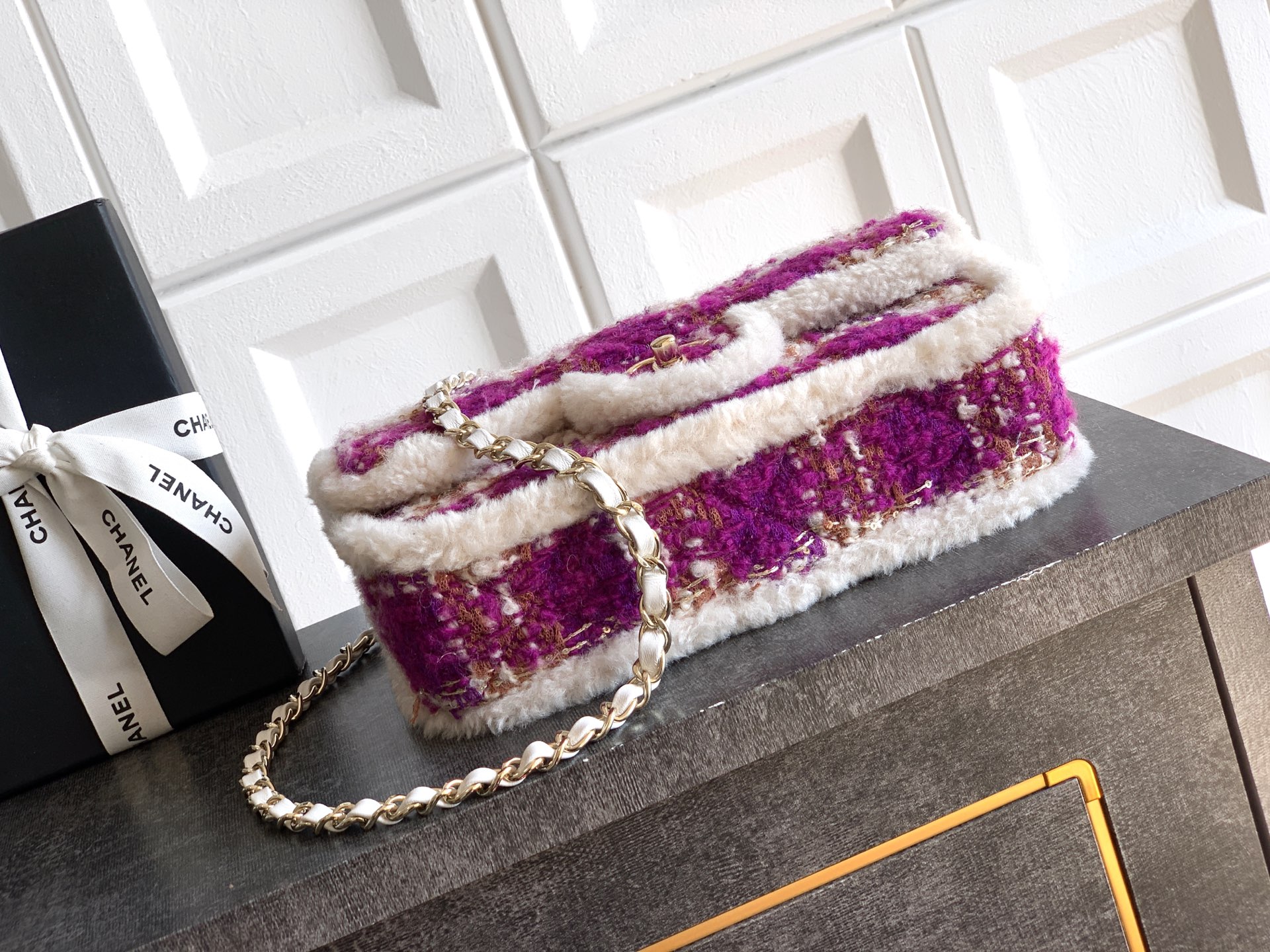 Chanel CF Large 26cm –샤넬 핑크 & 퍼플 숄더백 가방