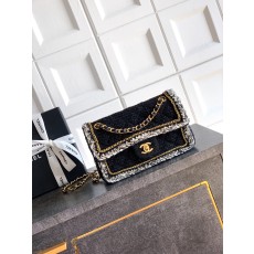 Chanel 25k 샤넬 더블 플랩 트위드 숄더백 핸들백 가방