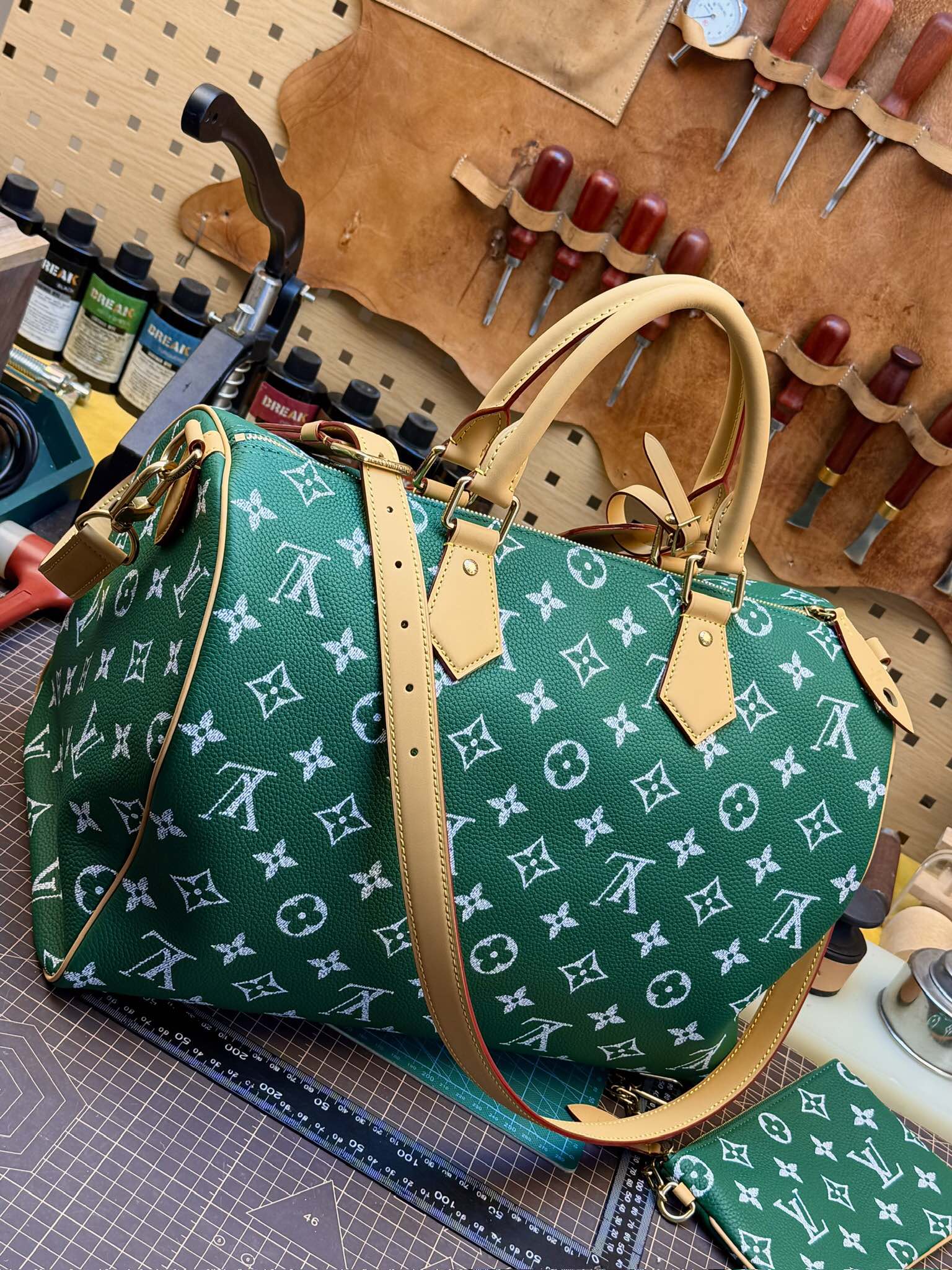 Louis Vuitton Speedy P9 Bandoulière 40 Monogram Leather LV 루이비통 가방