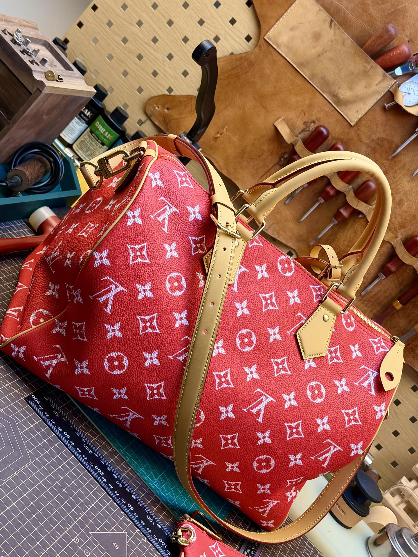 Louis Vuitton Speedy P9 Bandoulière 40 Monogram Leather LV 루이비통 가방