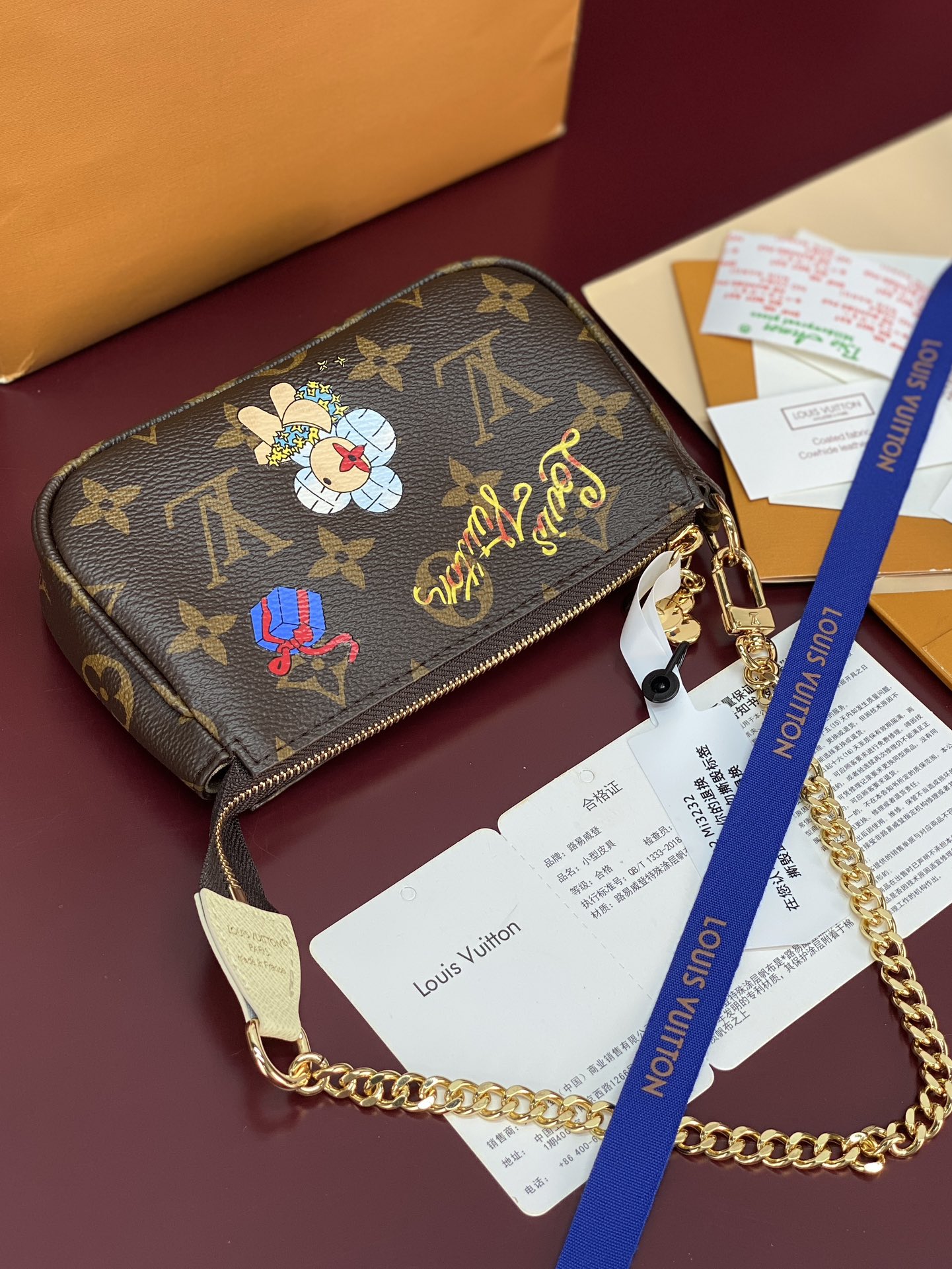 Louis Vuitton Mini Pochette Accessories M15328  LV 루이비통 미니 포쉐트 악세수아 클러치백 가방
