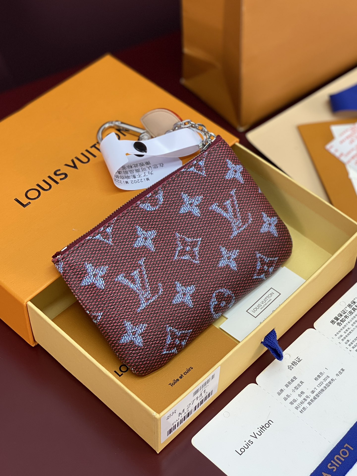 LV 스몰 키 & 코인 파우치 M27141 루이비통 지갑