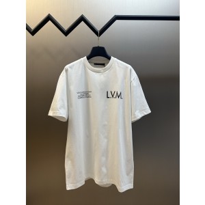 LV 루이비통 빈티지 레터링 프린트 반팔 티셔츠 의류