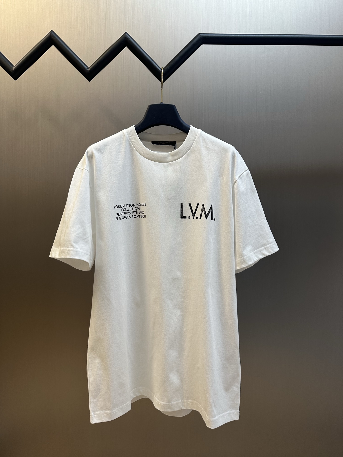 LV 루이비통 빈티지 레터링 프린트 반팔 티셔츠 의류