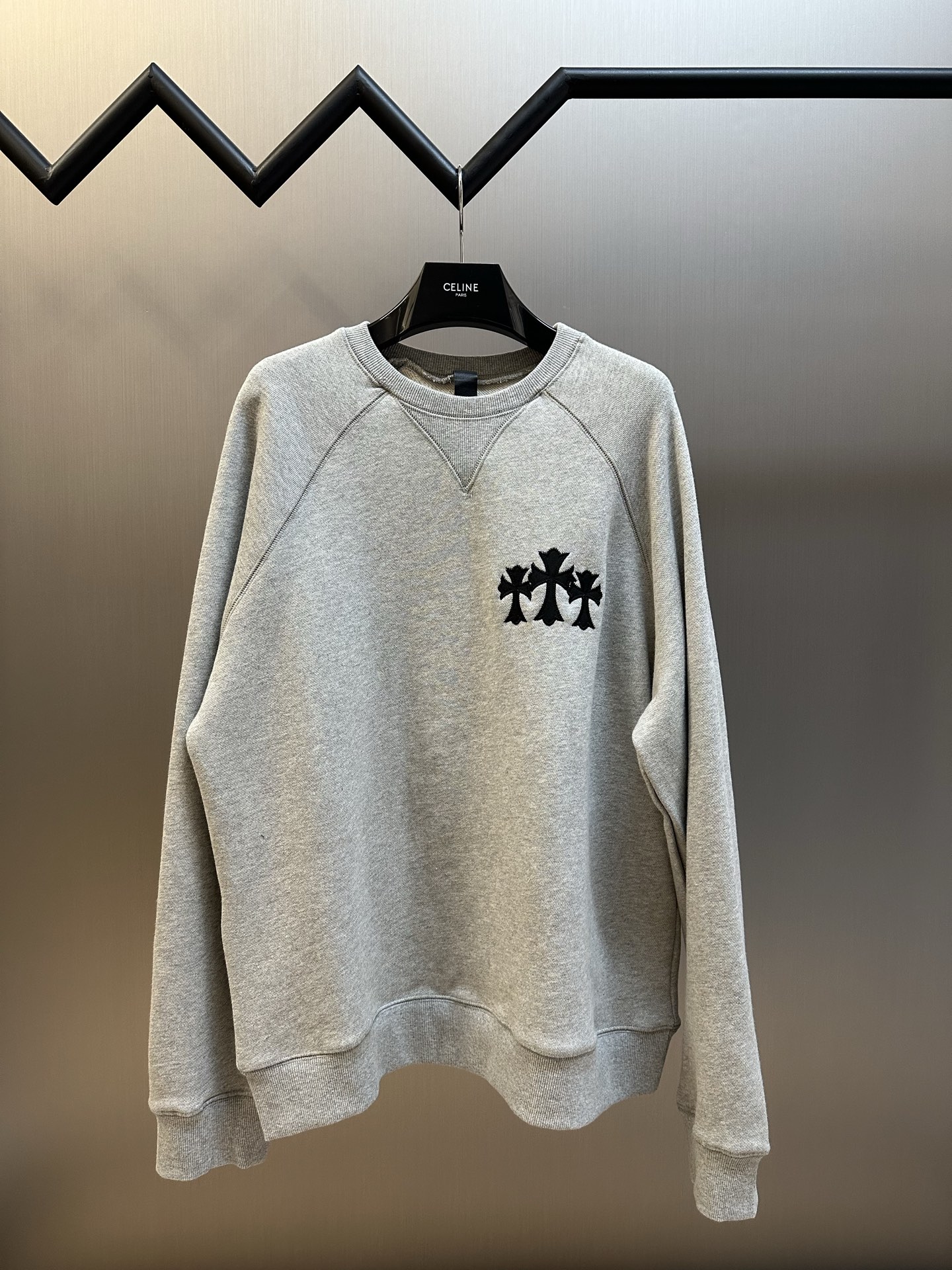 Chrome Hearts CH 크롬하츠 로고 크루넥 스웨트셔츠 맨투맨 티셔츠 의류