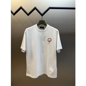 GUCCI 구찌 홀스빗 자수 니트 코튼 반팔 티셔츠 의류