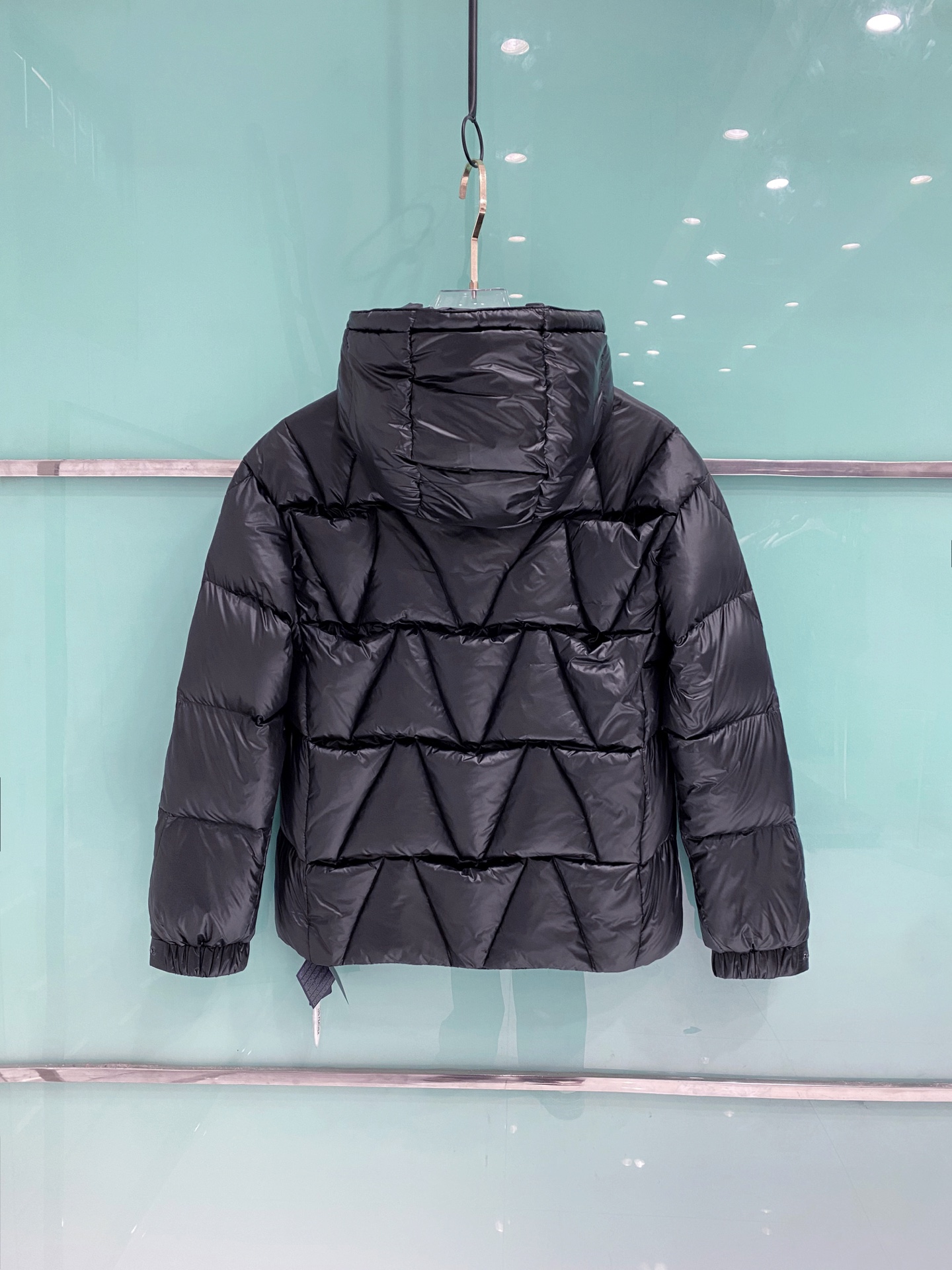 Prada 프라다 스탠드 카라 후드 다운 패딩 점퍼 재킷 의류