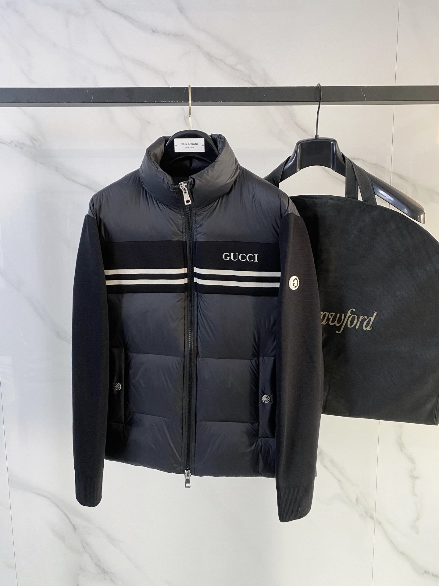 Gucci 구찌 남성 다운 니트 다운 패딩 점퍼 자켓 재킷 의류