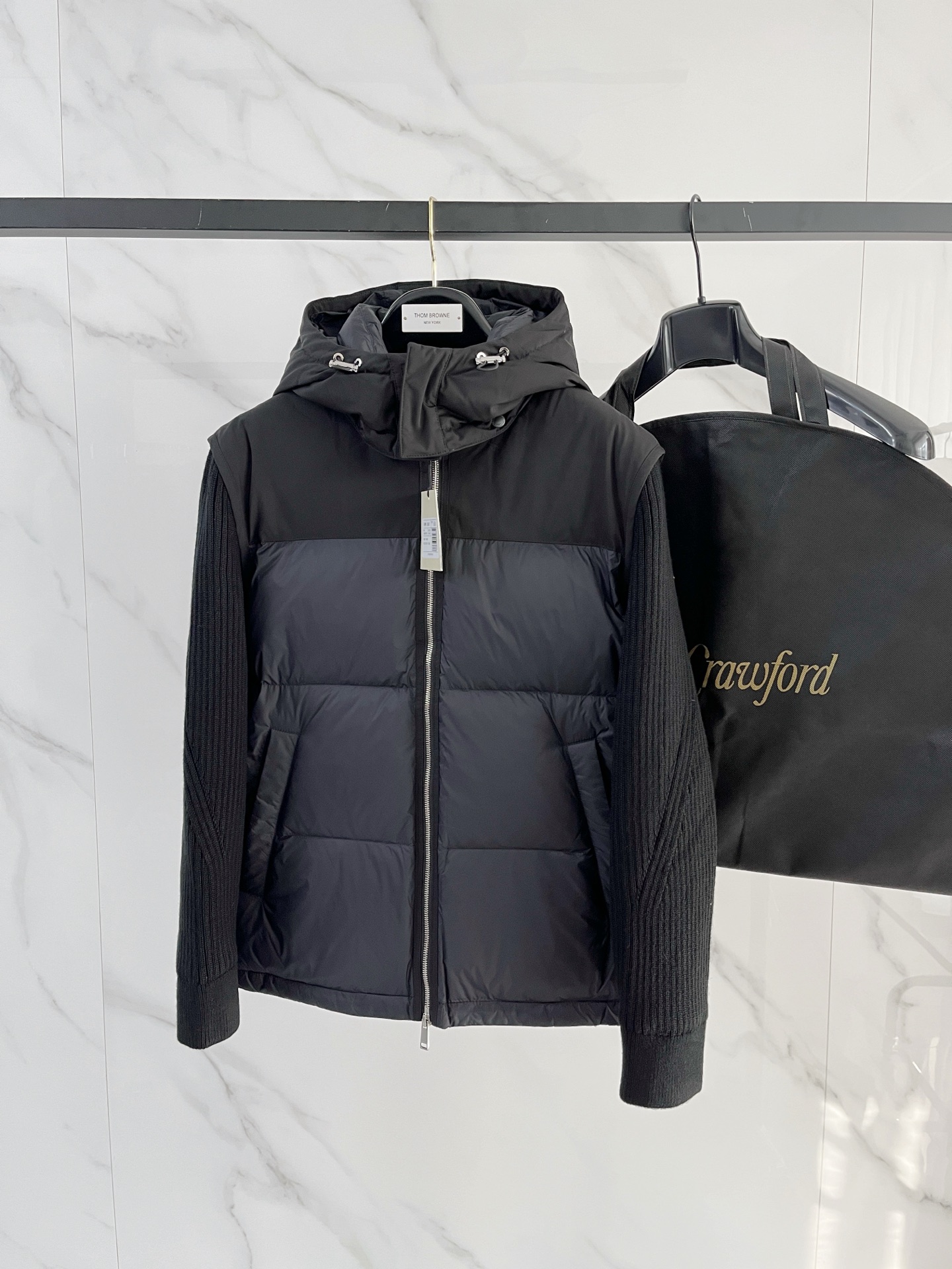 Zegna 제냐 탈부착 니트 패딩 점퍼 자켓 재킷 의류