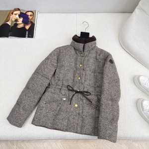 Moncler 몽클레어 몽클레르 울 외피 하이넥 패딩 점퍼 자켓 재킷 의류