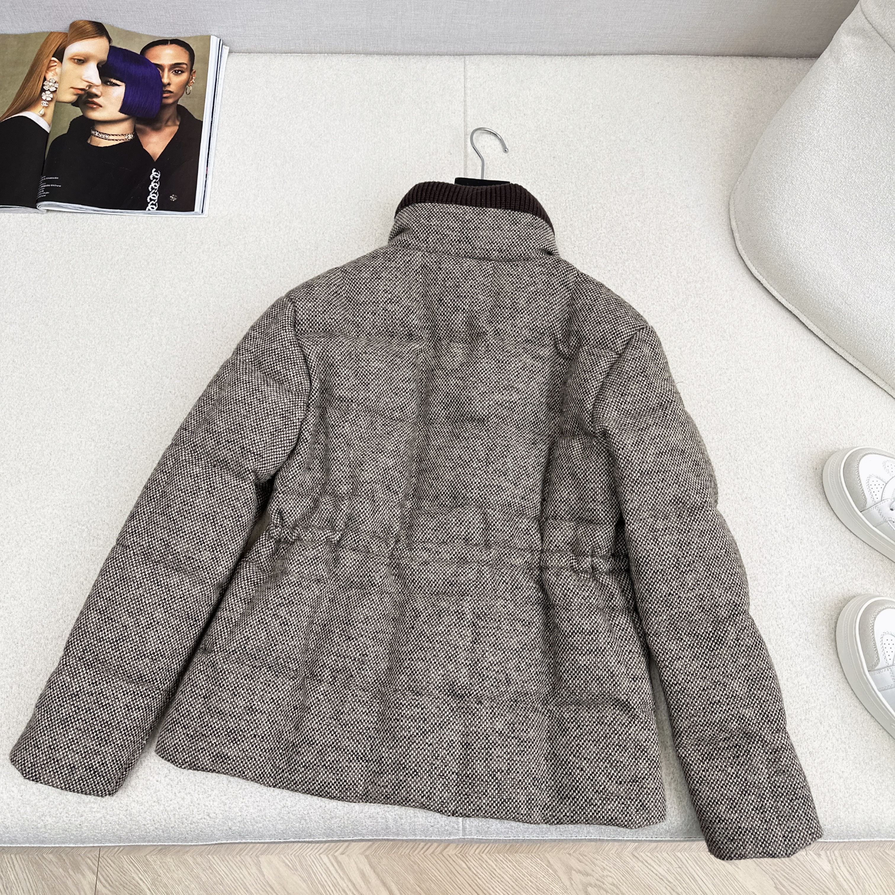 Moncler 몽클레어 몽클레르 울 외피 하이넥 패딩 점퍼 자켓 재킷 의류