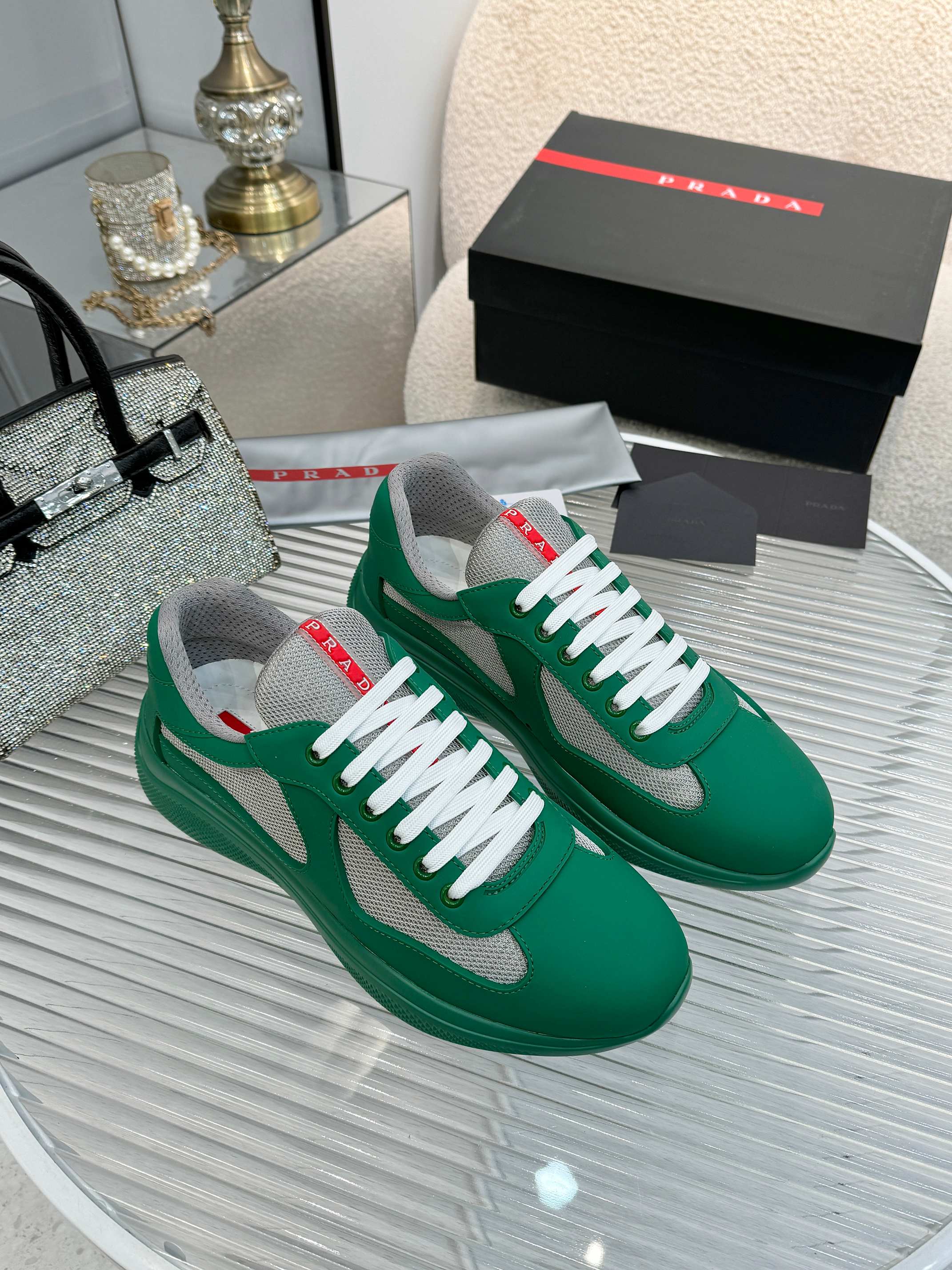 PRADA 프라다 남성 스니커즈 슈즈 신발