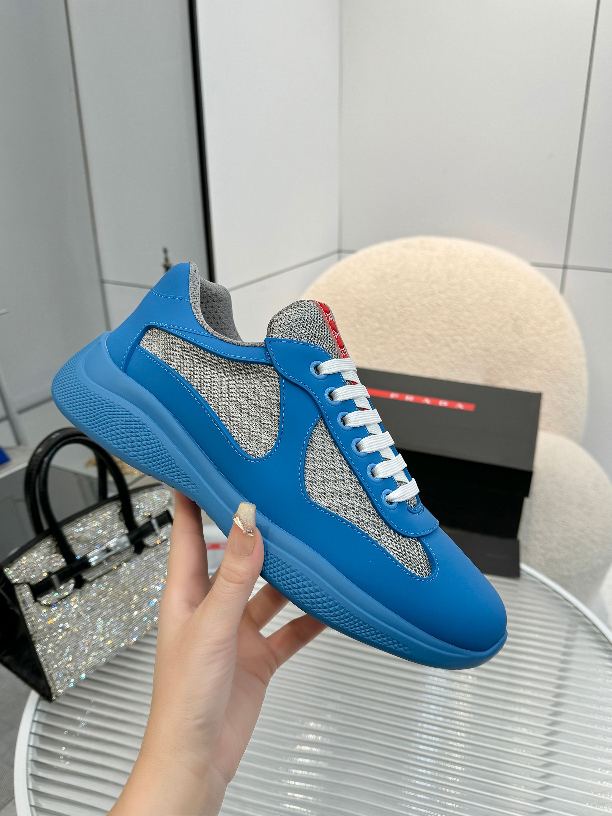 PRADA 프라다 남성 스니커즈 슈즈 신발