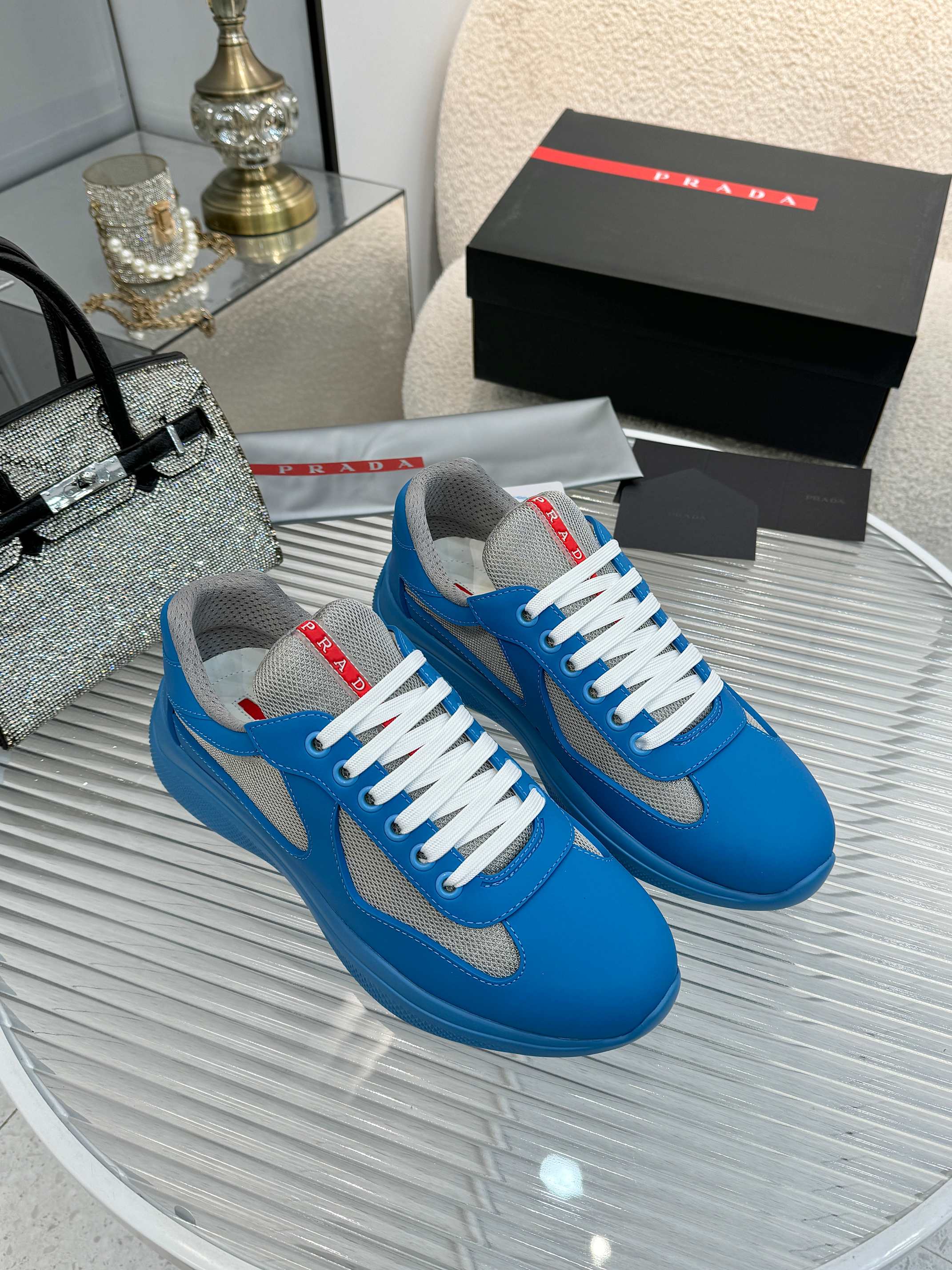 PRADA 프라다 남성 스니커즈 슈즈 신발