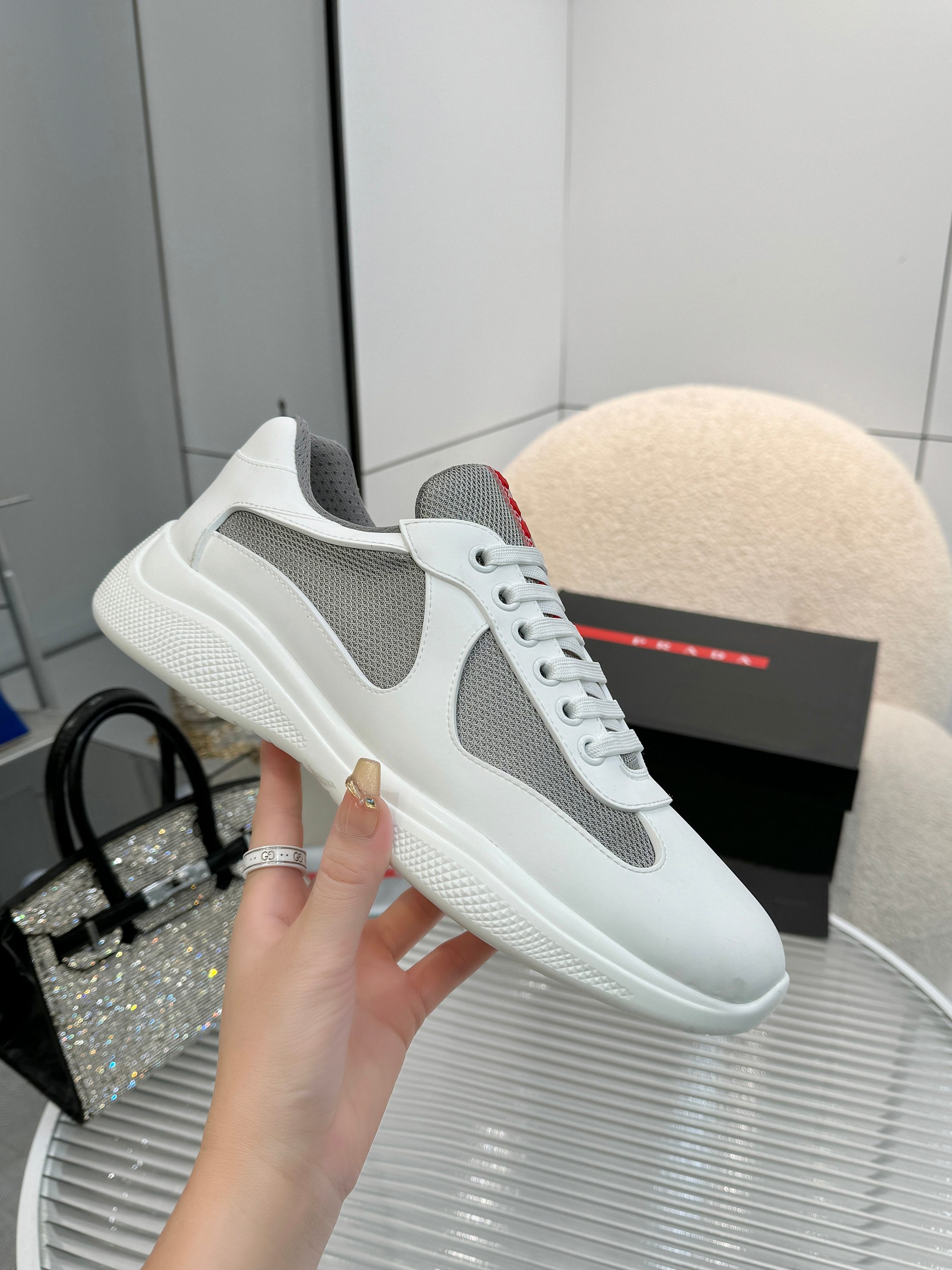 PRADA 프라다 남성 스니커즈 슈즈 신발