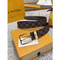 LV PONT NEUF Taurillon 루이비통 남성 벨트