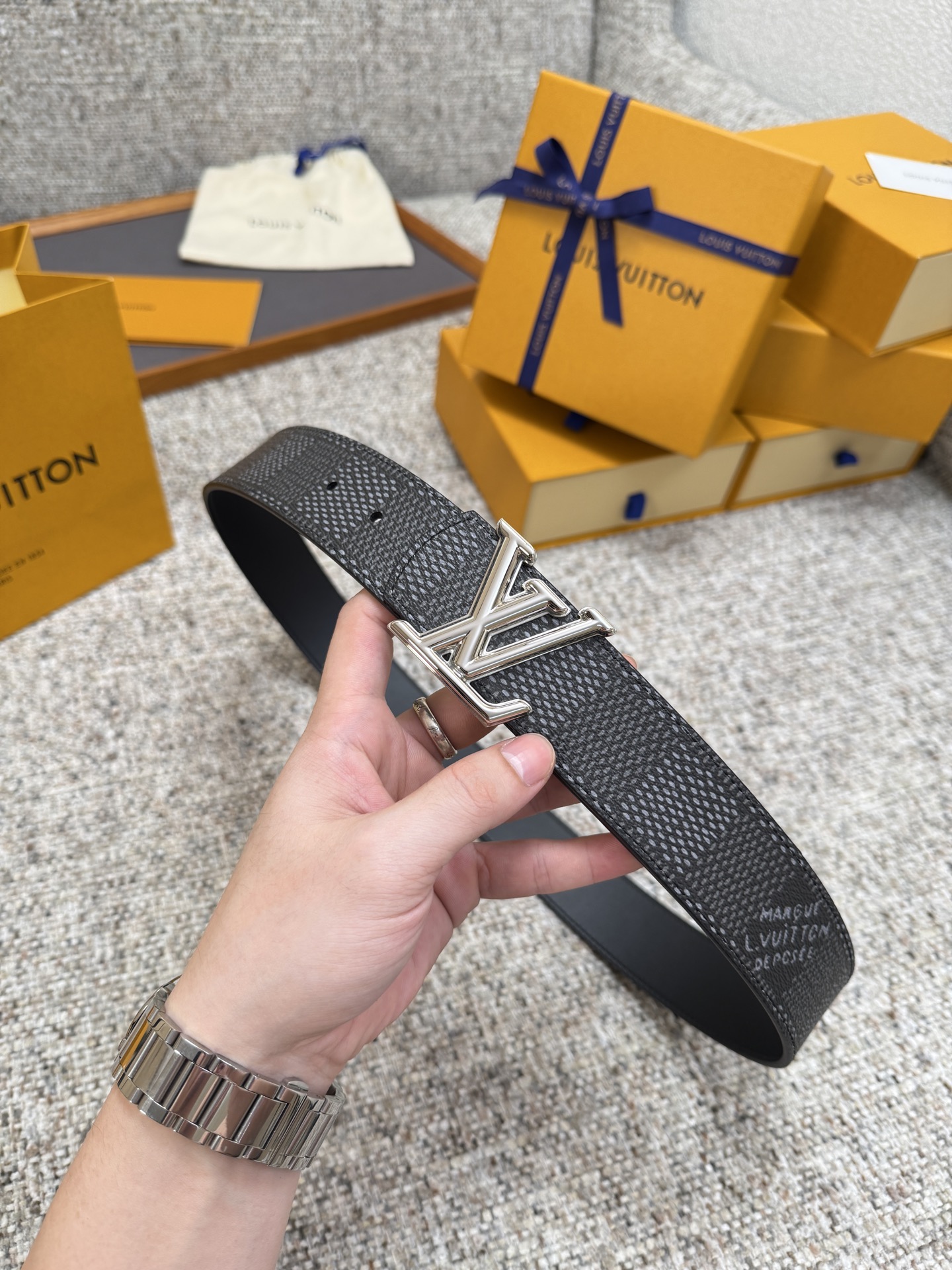 LV Dimension 루이비통 양면 벨트