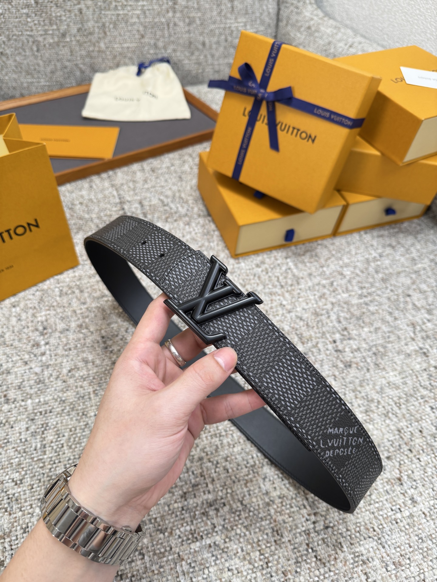 LV Dimension 루이비통 양면 벨트