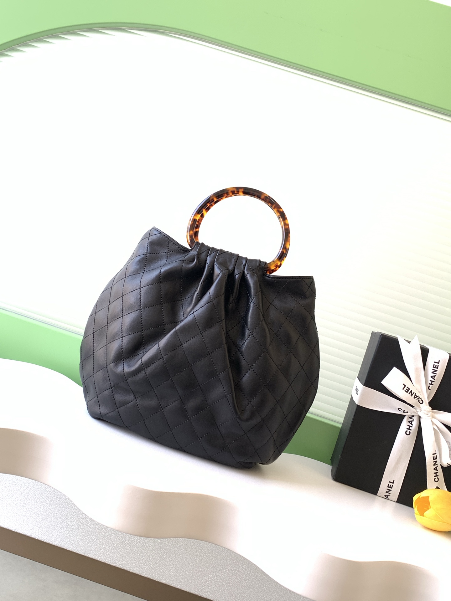 Chanel 샤넬 26C 크루즈 스웨이드 토트백 가방 라지