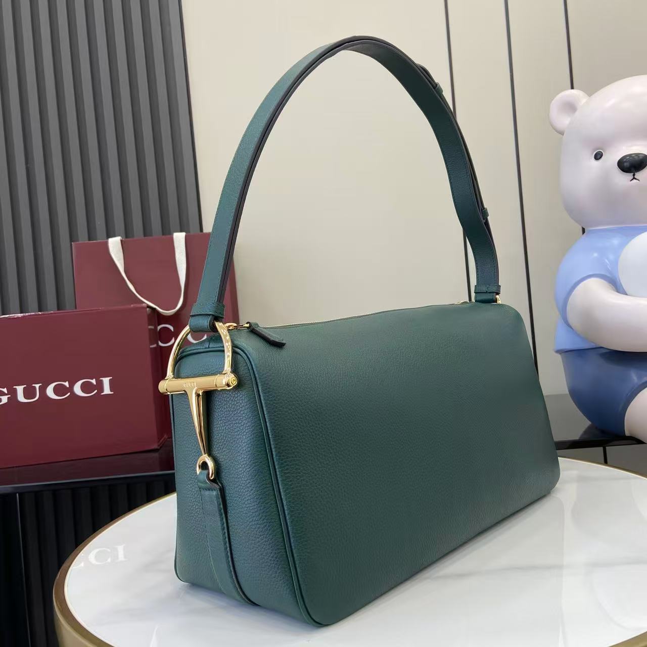 Gucci Half Horsebit 구찌 숄더백 가방 라지