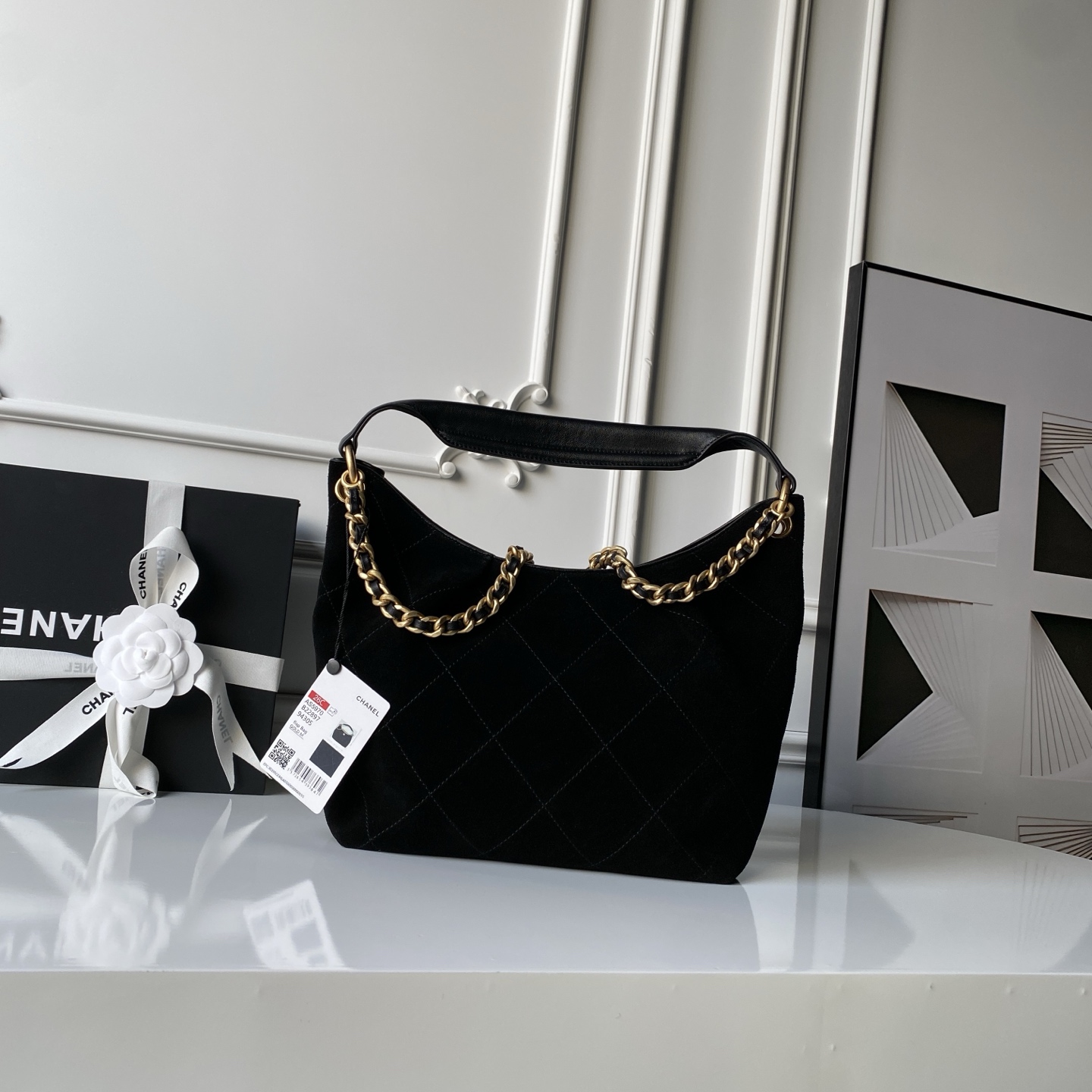 Chanel 샤넬 26C 스웨이드 호보 백 (AS5970) 가방