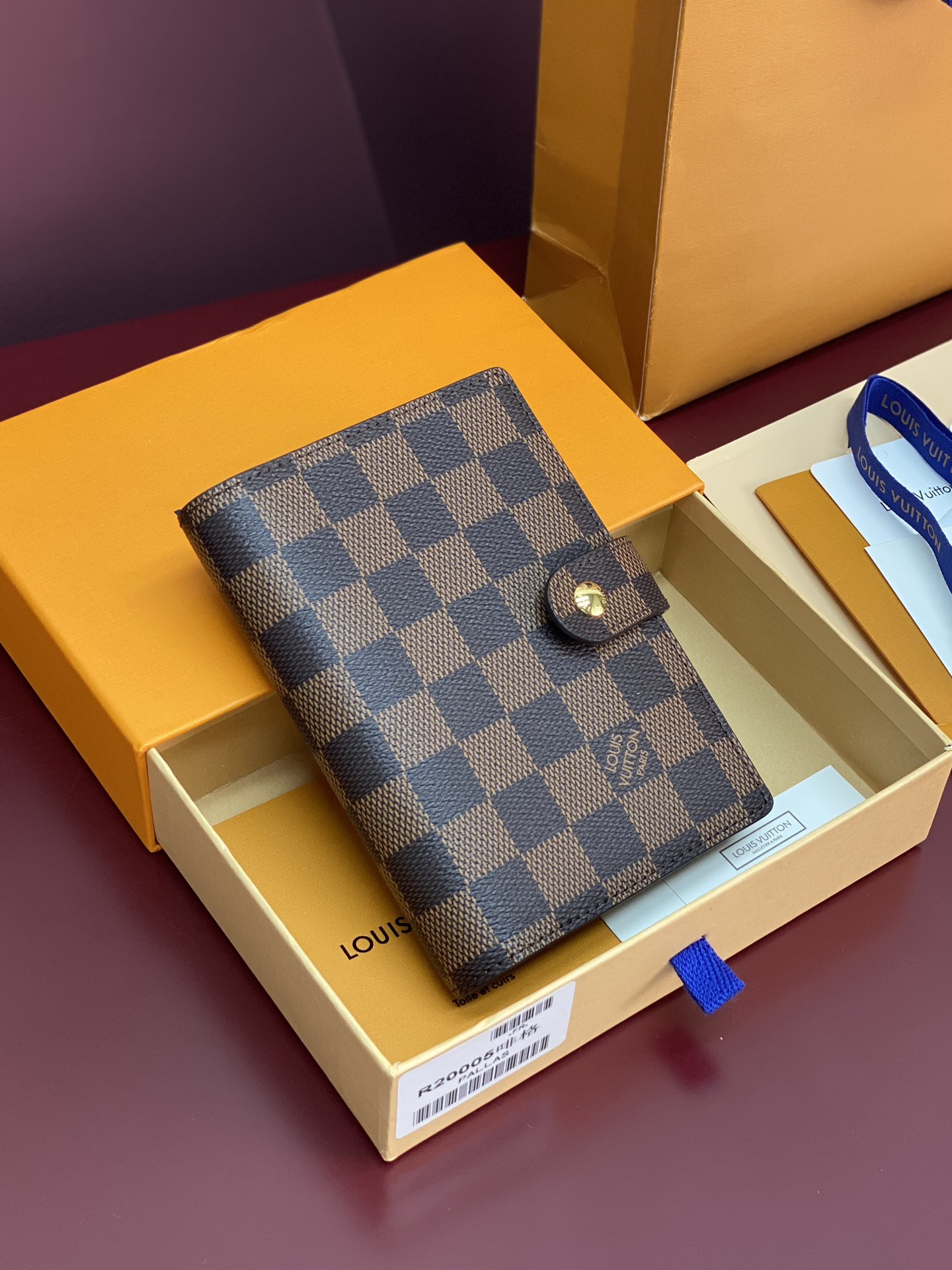 LV 루이비통 R20005 모노그램 소형 링 노트 커버 다이어리