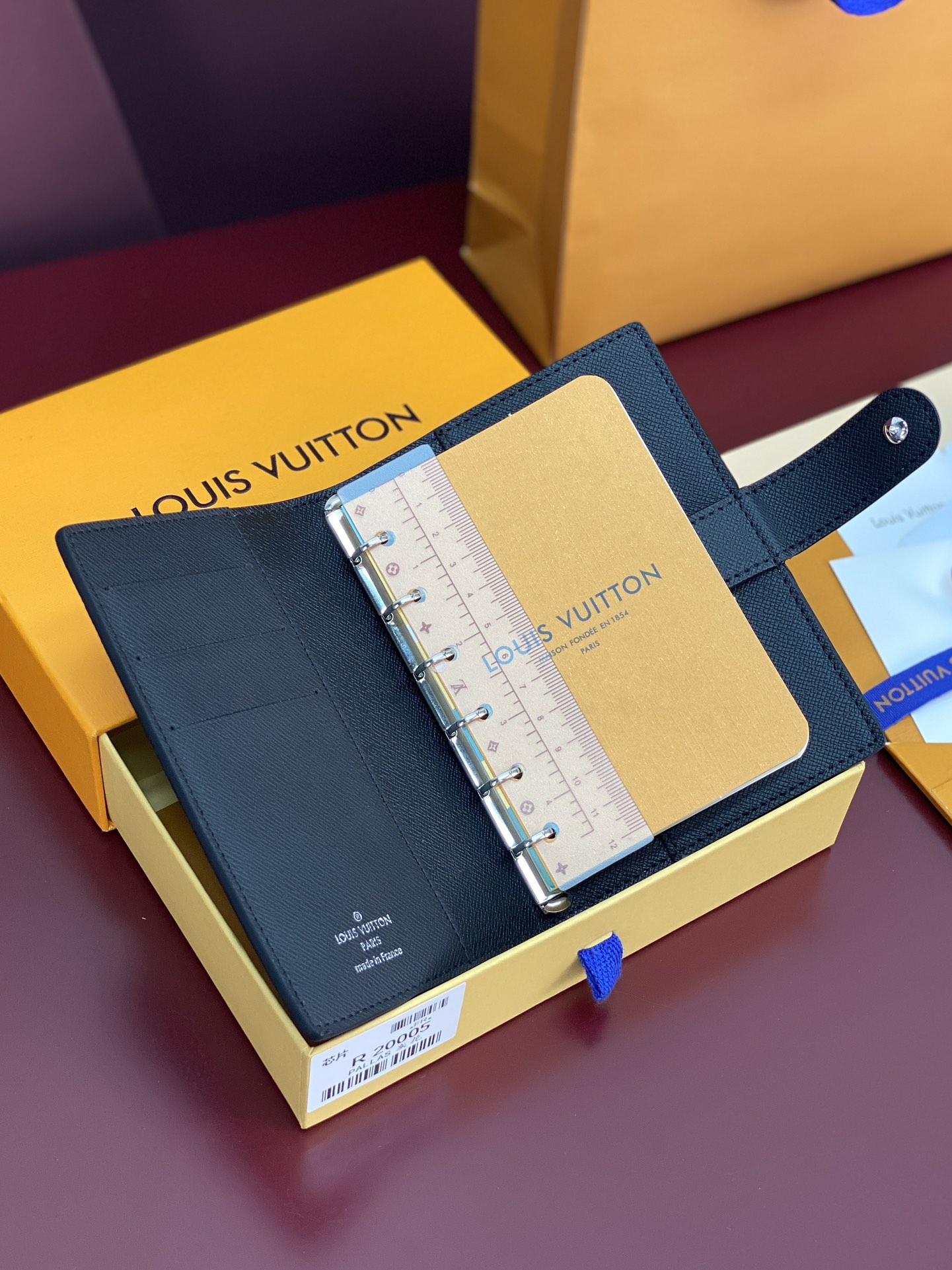 LV 루이비통 R20005 모노그램 소형 링 노트 커버 다이어리