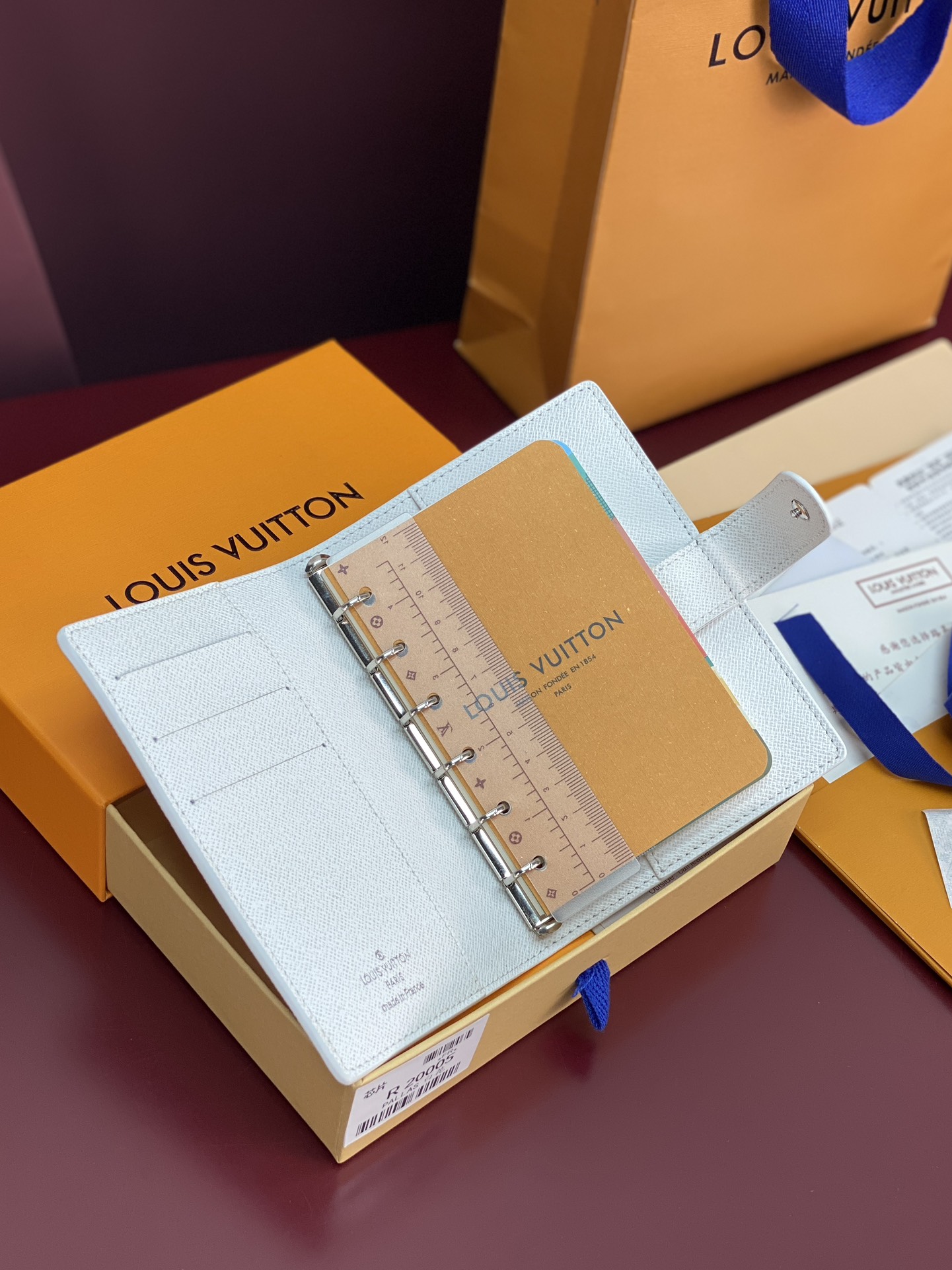 LV 루이비통 R20005 모노그램 소형 링 노트 커버 다이어리