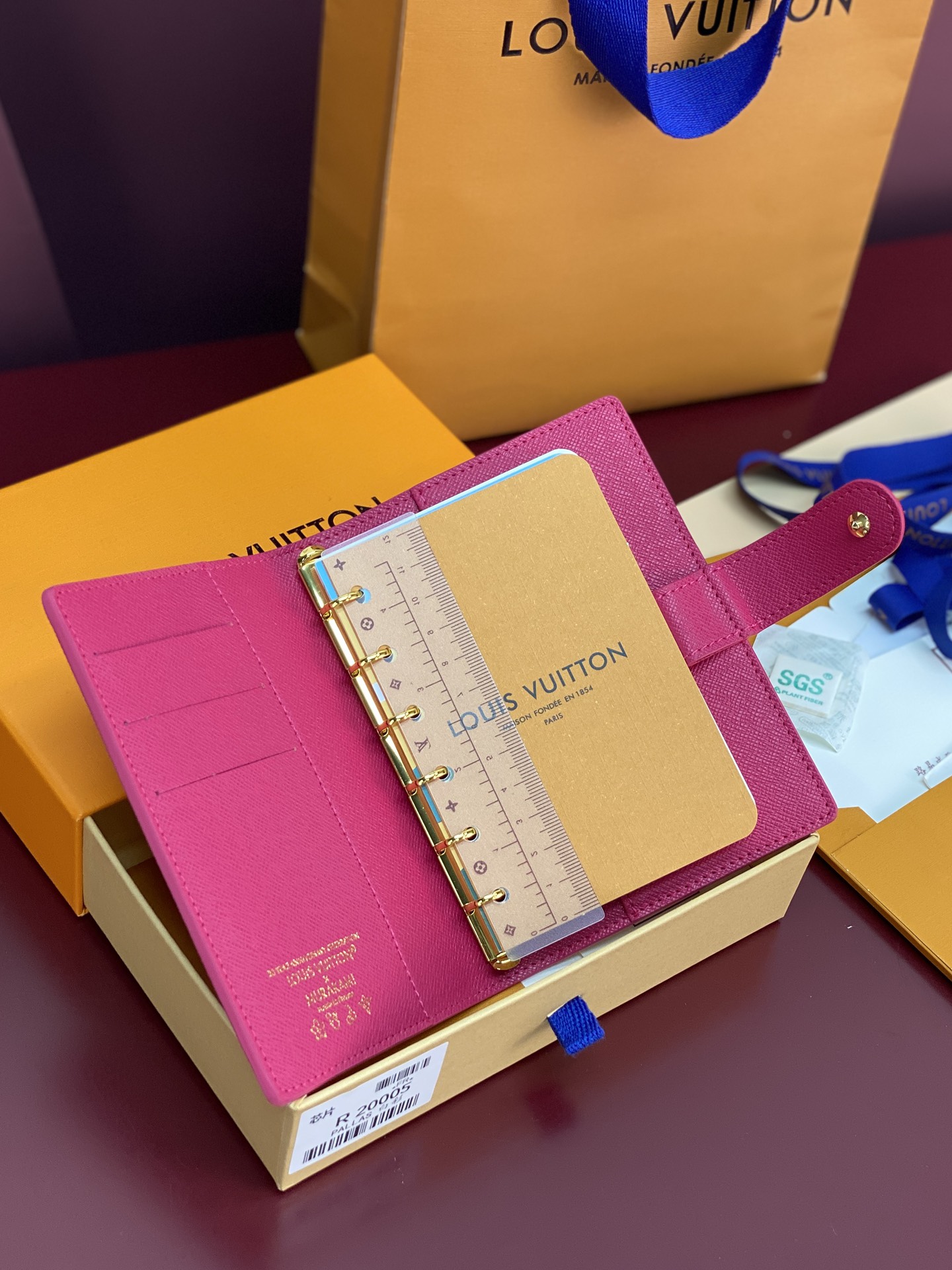 LV 루이비통 R20005 모노그램 소형 링 노트 커버 다이어리