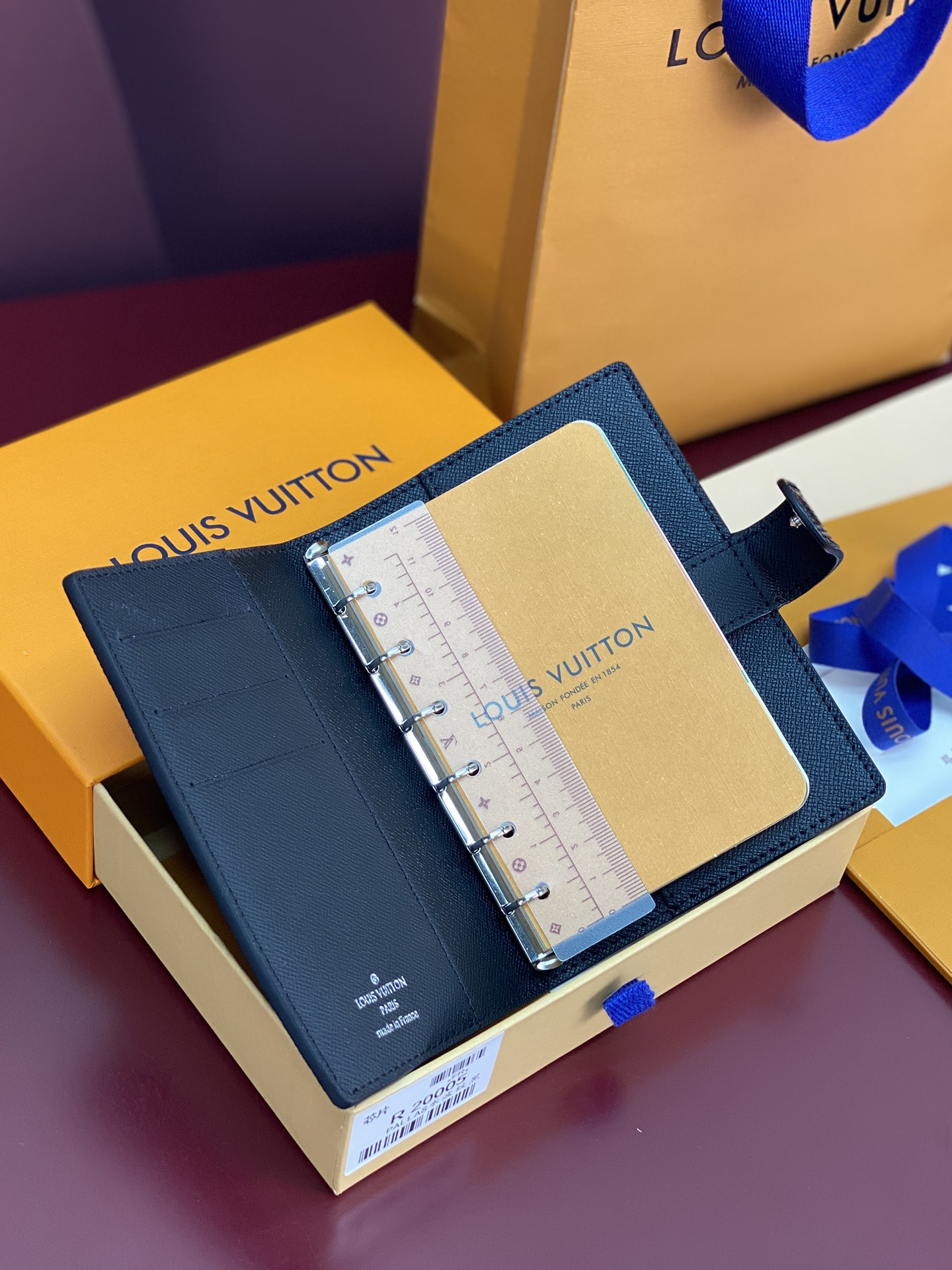 LV 루이비통 R20005 모노그램 소형 링 노트 커버 다이어리