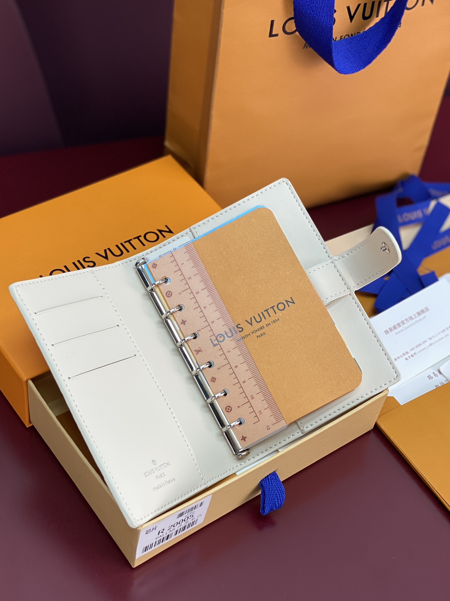 LV 루이비통 R20005 모노그램 소형 링 노트 커버 다이어리
