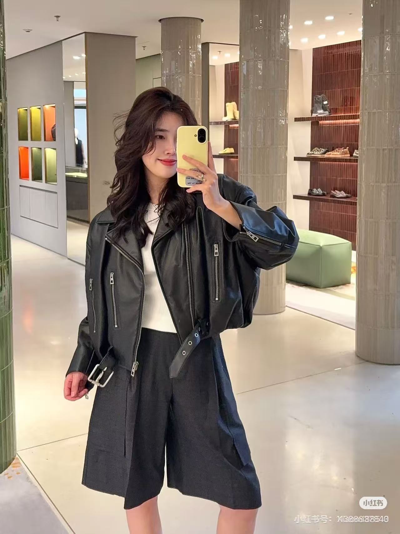 LOEWE 로에베 양가죽 칼라 패딩 자켓 재킷 의류