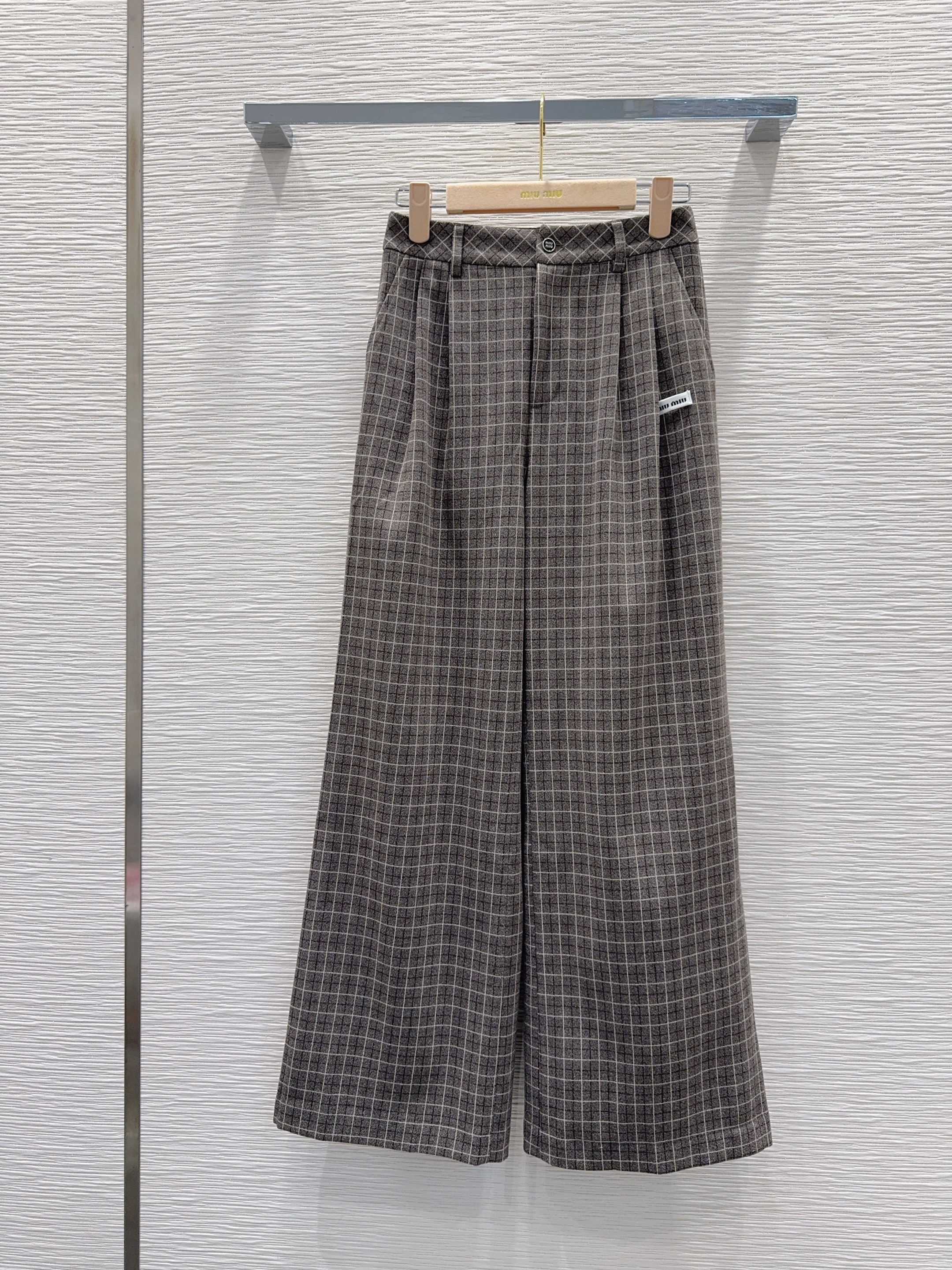 miumiu 미우미우 체크 팬츠 바지 의류