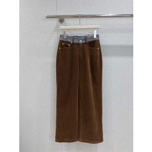 Maison Margiela MM6 메종 마르지엘라 코듀로이 캐주얼 팬츠 바지 의류