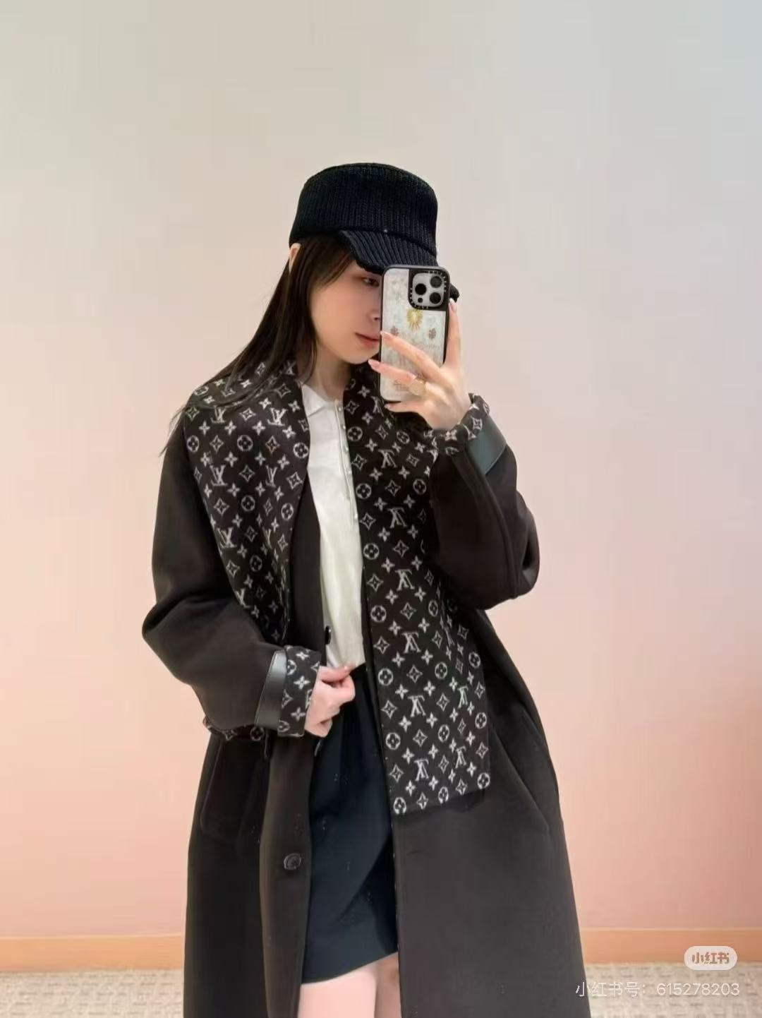 Louis Vuitton LV 루이비통 모노그램 리버시블 울 코트 의류