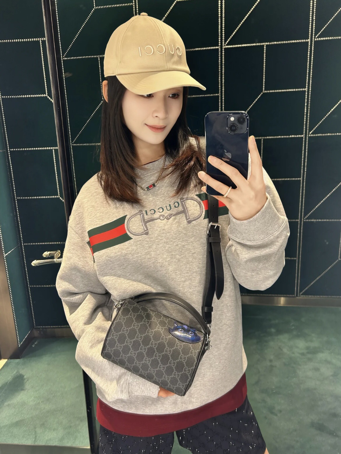 구찌(Gucci) 홀스빗(Horsebit) 자수 스웨트셔츠 (맨투맨) 의류