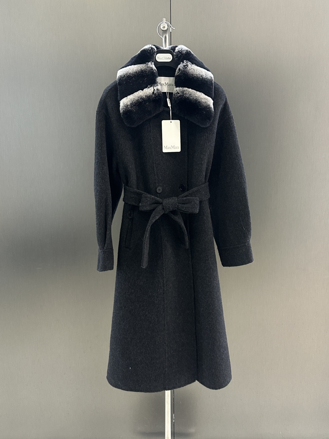 막스마라(Max Mara) 렉스 퍼 롱 울 코트 의류