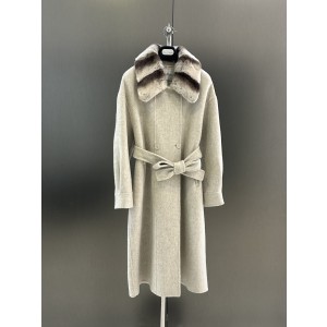막스마라(Max Mara) 렉스 퍼 롱 울 코트 의류