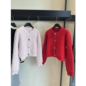 LV 루이비통 퀼팅 텍스처 니트 가디건 의류