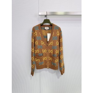 Gucci 구찌 GG 컬러 알파벳 울 가디건 의류