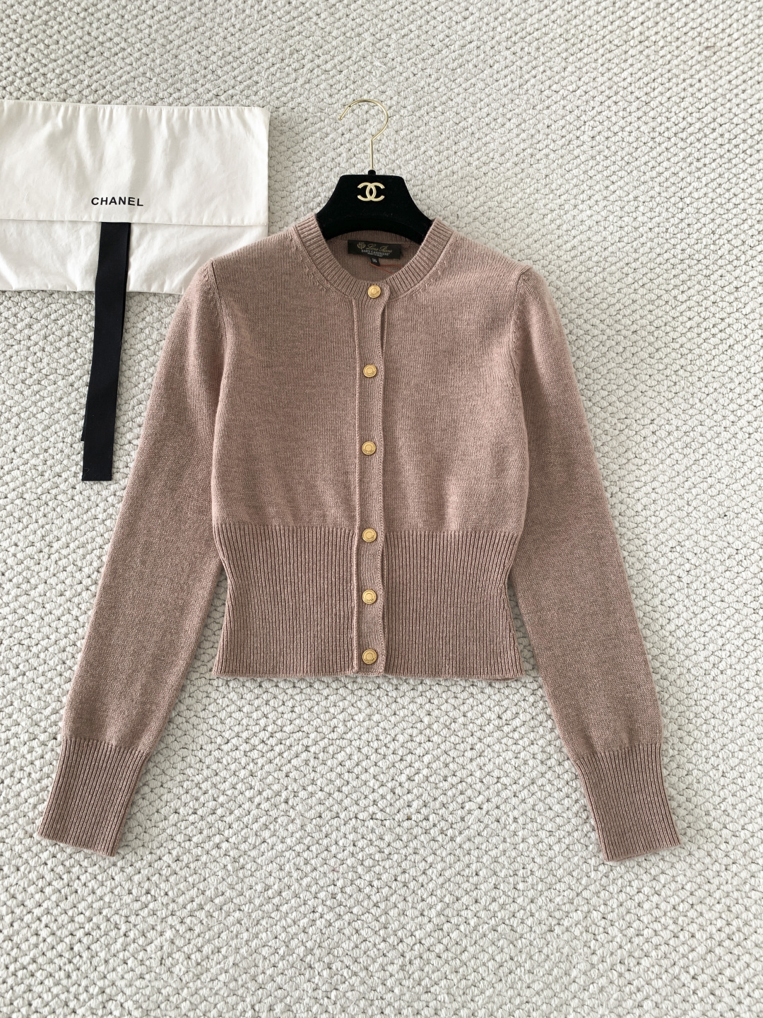 Loro Piana 로로 피아나 아일랜드 로즈 캐시미어 린넨 가디건 의류