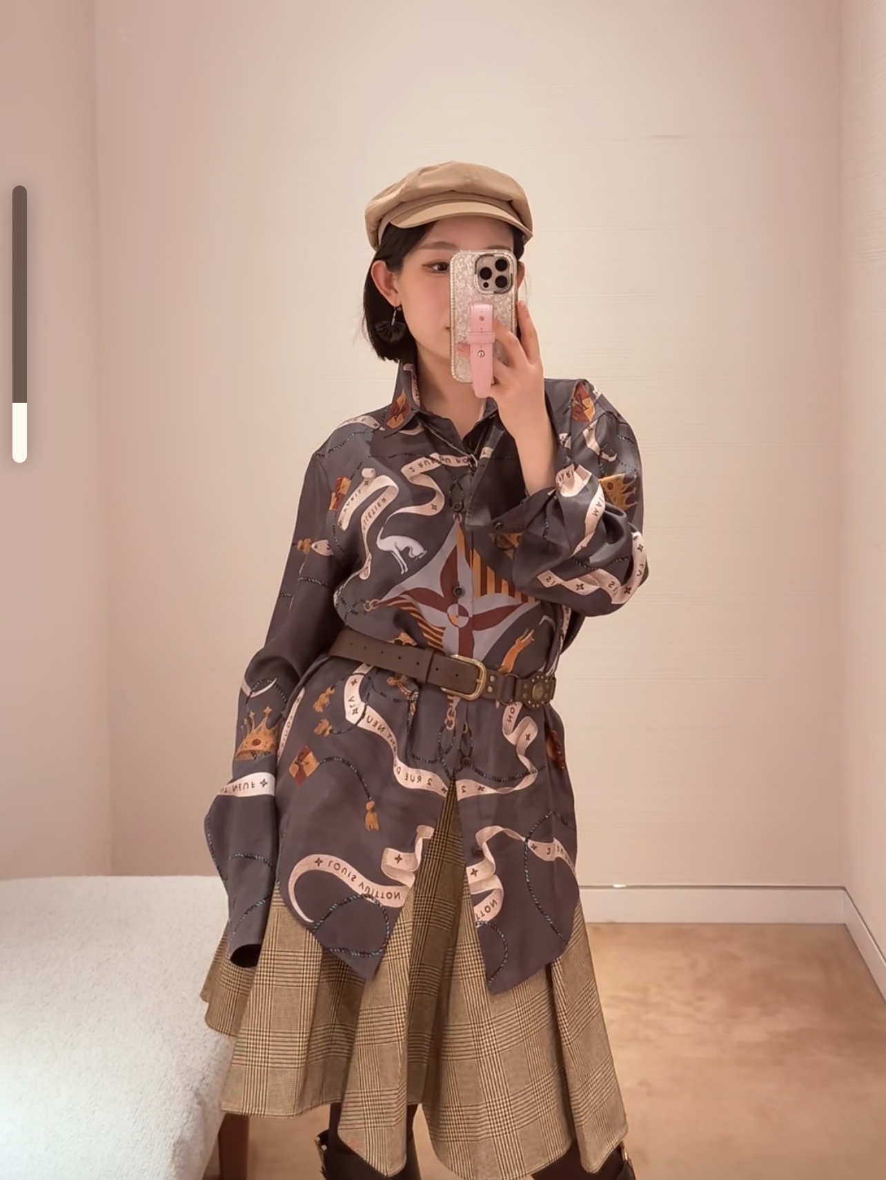 LOUIS VUITTON LV 루이비통 실크 디지털 프린트 셔츠 의류