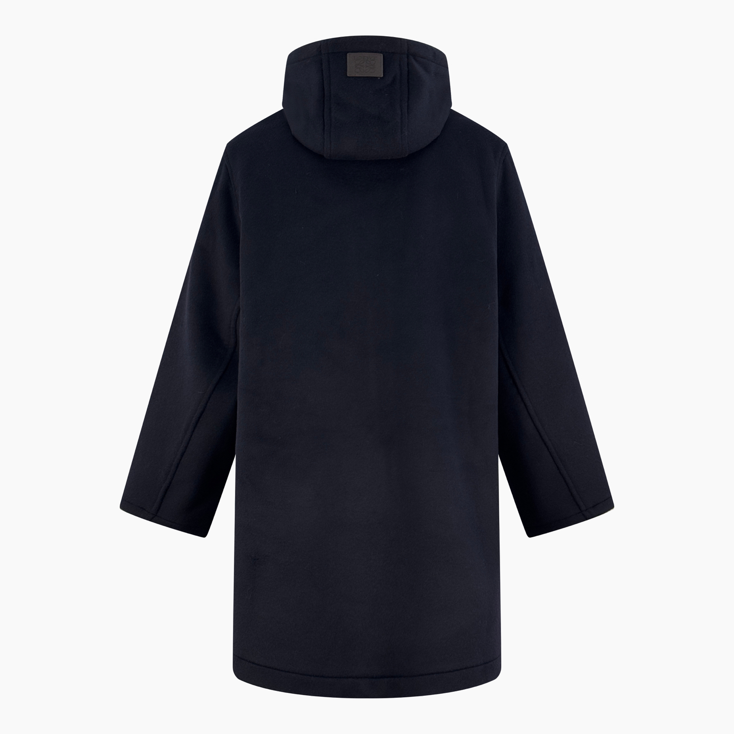 LOEWE 로에베 가죽 패치 후드 롱 코트 의류