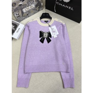 Chanel 샤넬 라운드 넥 니트 의류